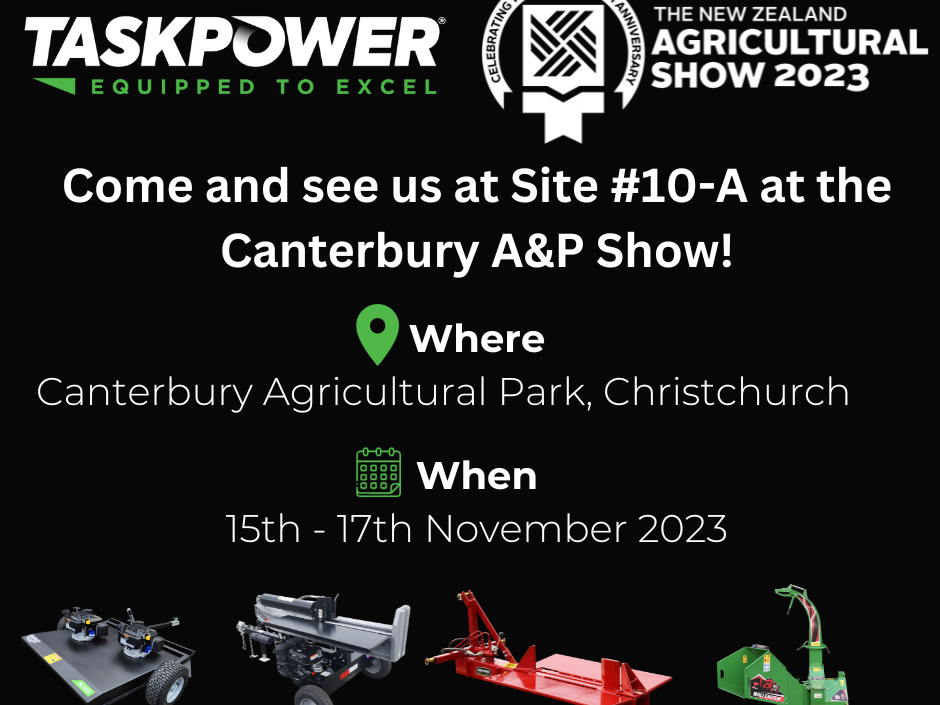 Taskpower Exhibiting at Canterbury A&P Show 2023