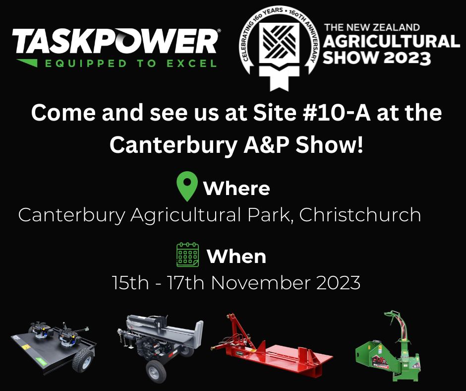 Taskpower Exhibiting at Canterbury A&P Show 2023