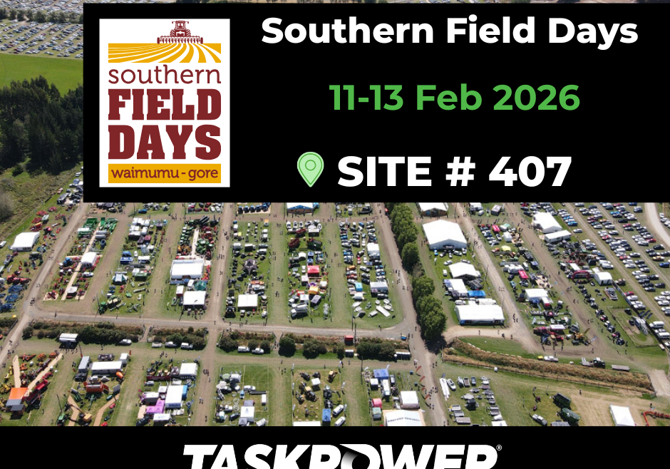 See Taskpower at Southern Fieldays 2026!