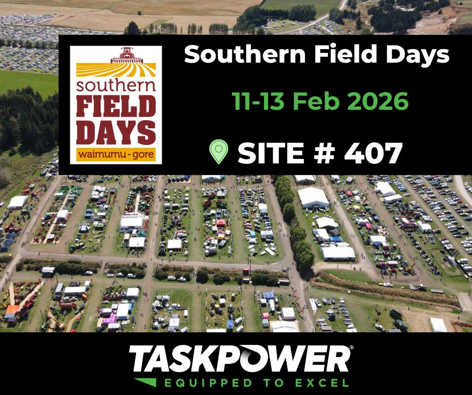 See Taskpower at Southern Fieldays 2026!