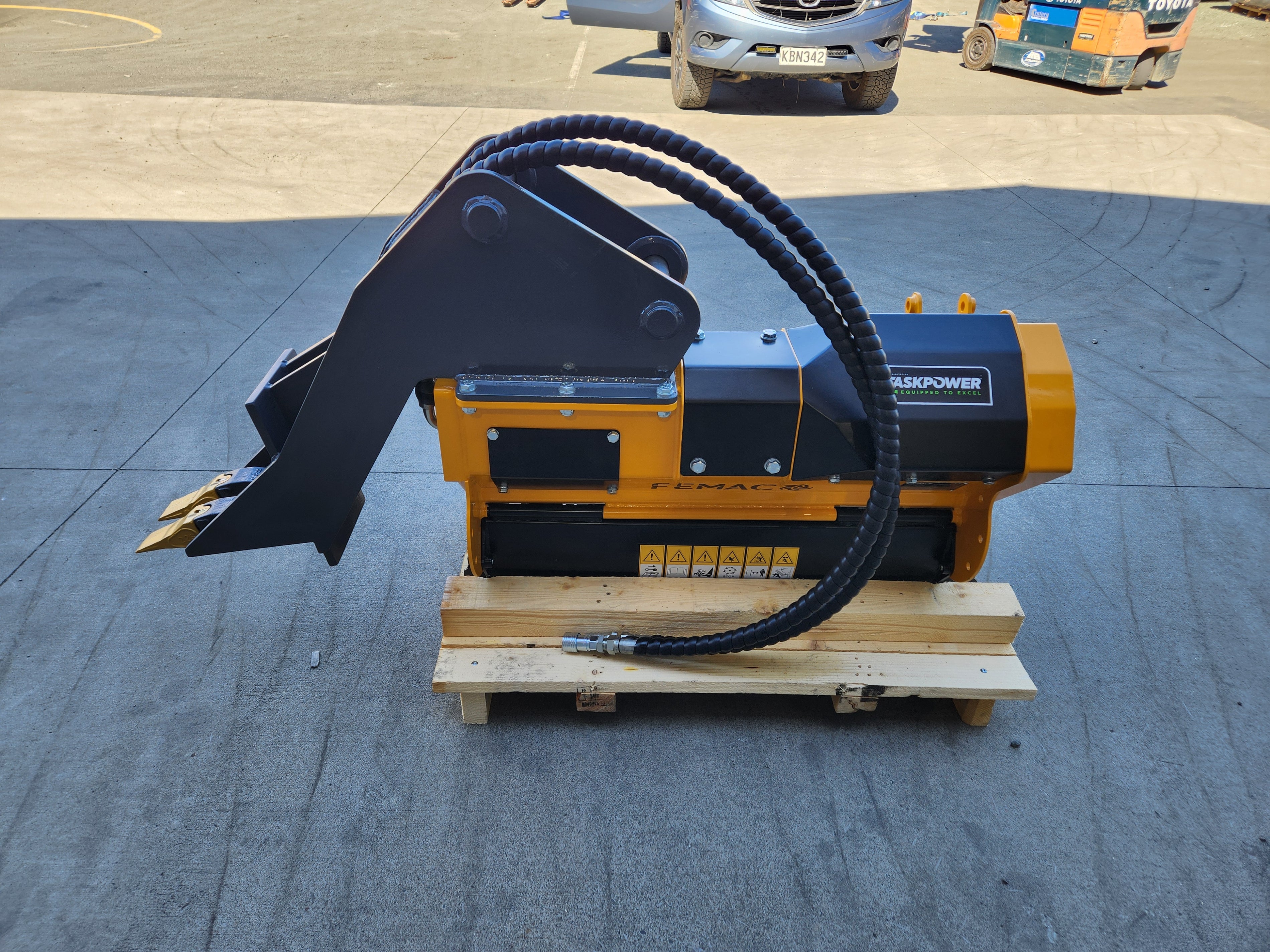 Custom Mulcher Foot Attachment