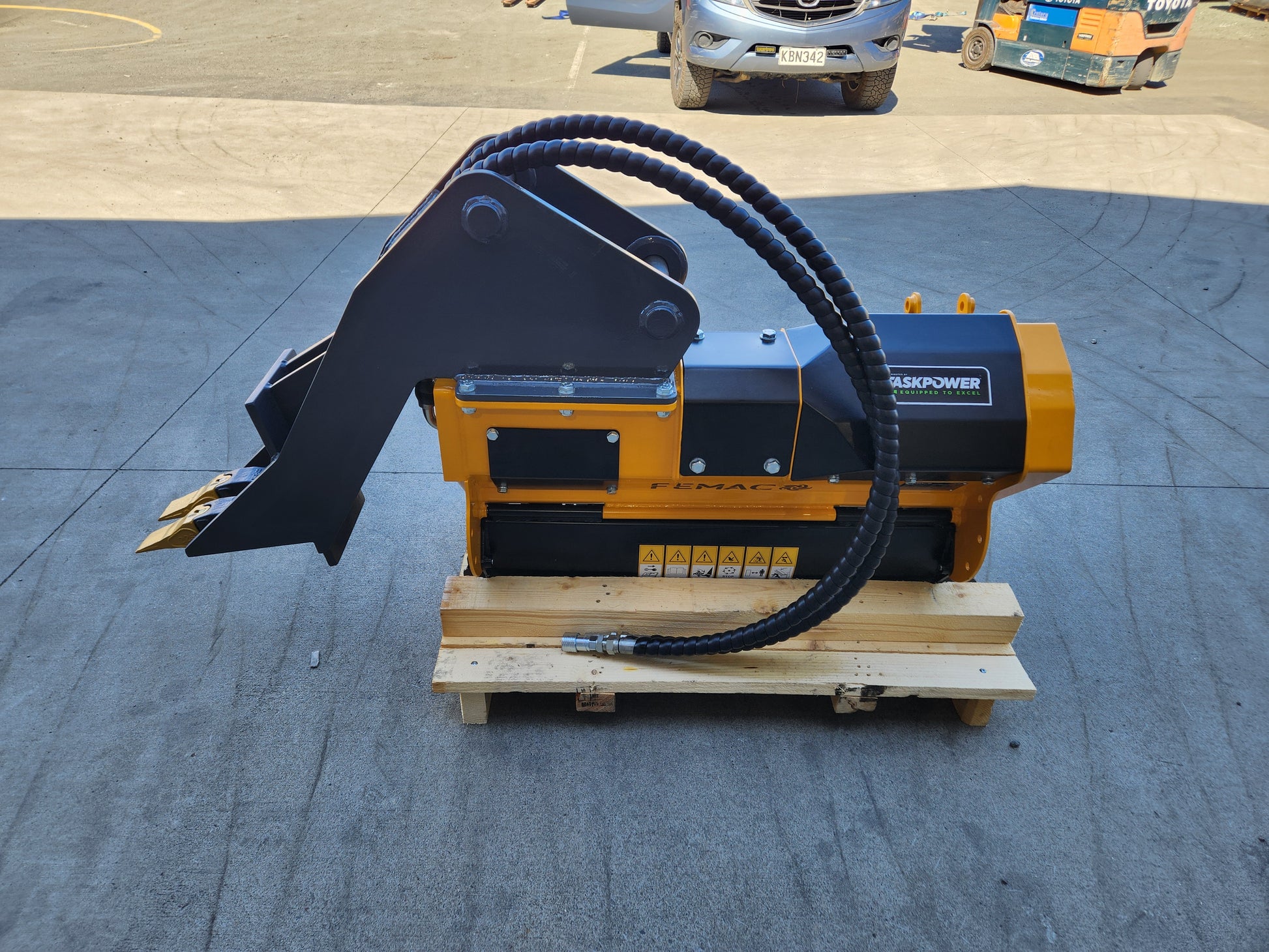 Custom Mulcher Foot Attachment