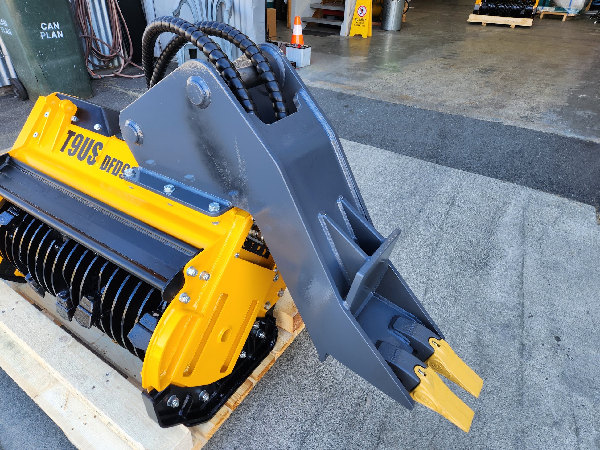 Custom Mulcher Foot Attachment
