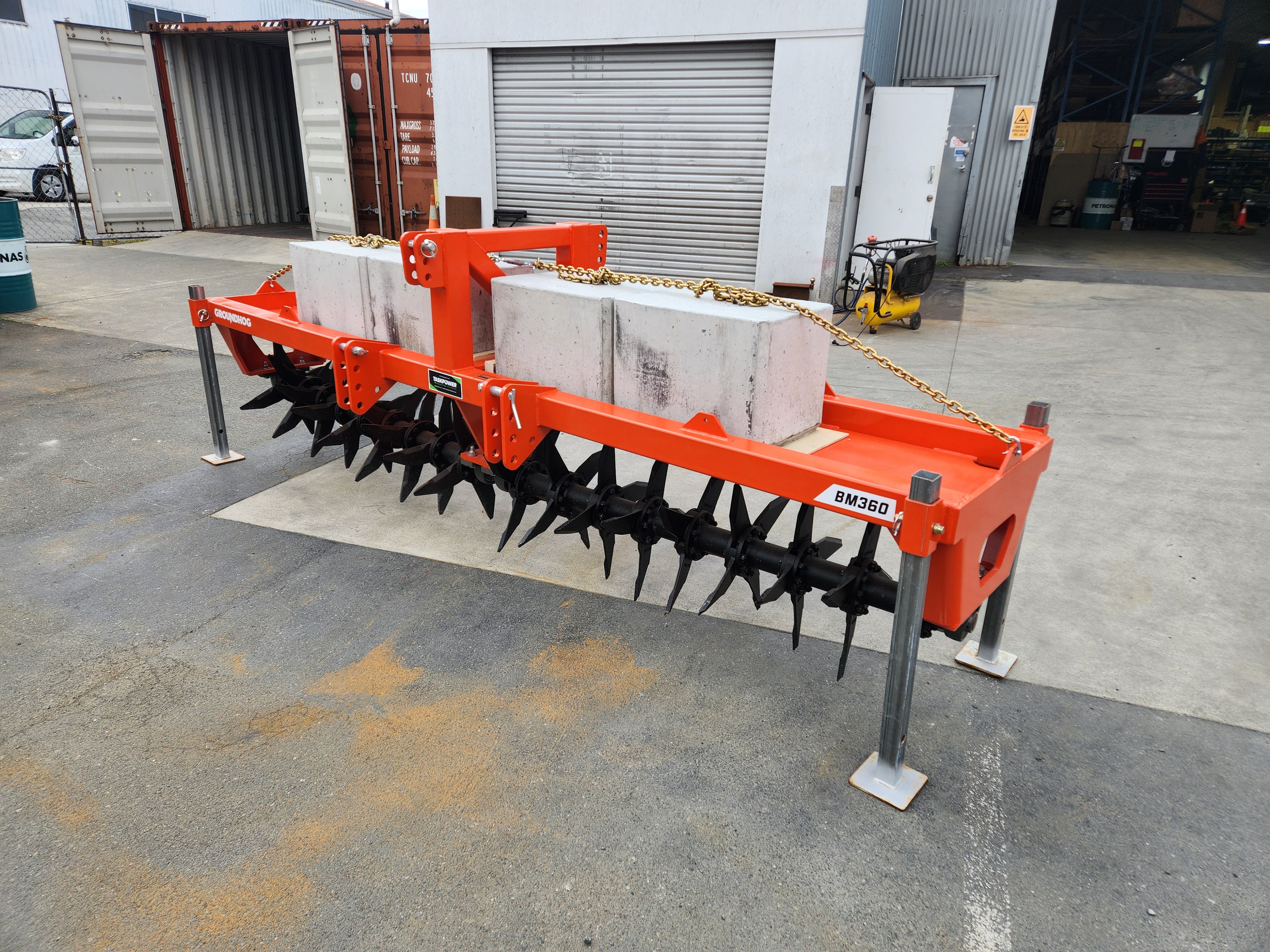 Front Mount for Ground-Hog Aerator
