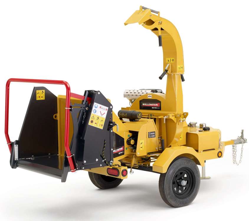 Wallenstein BXTR5224 - 5" Motorised, Hydraulic Feed, Towable Chipper