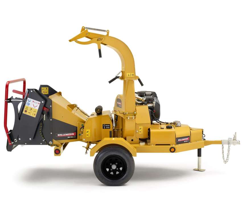 Wallenstein BXTR5224 - 5" Motorised, Hydraulic Feed, Towable Chipper