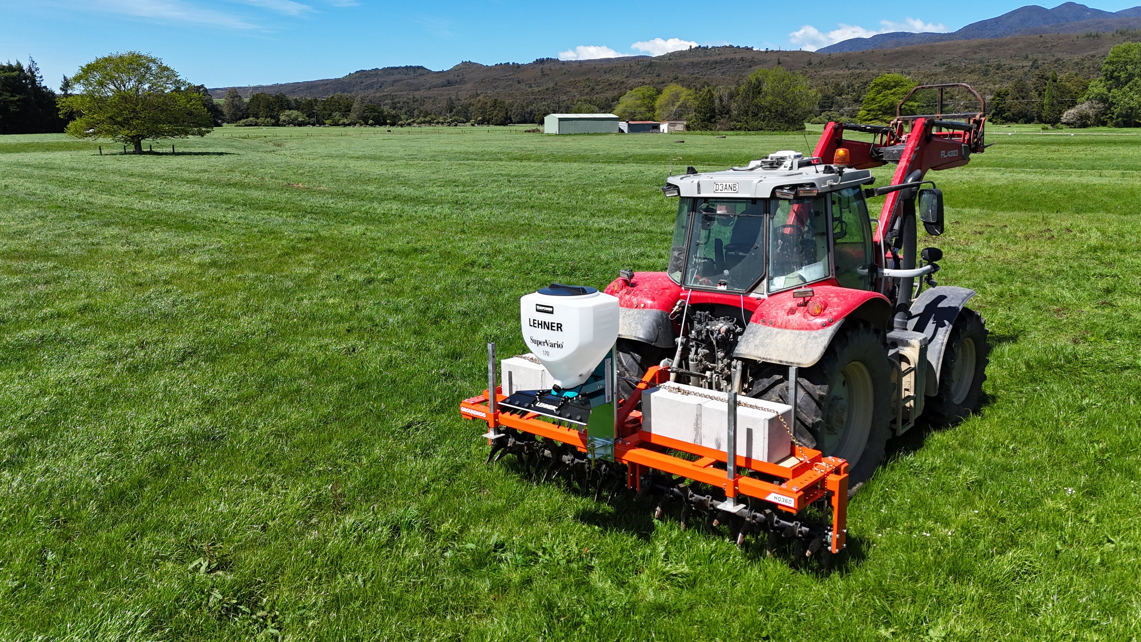 Ground-Hog HQ360-AG - 3.6m Heavy Duty Aerator