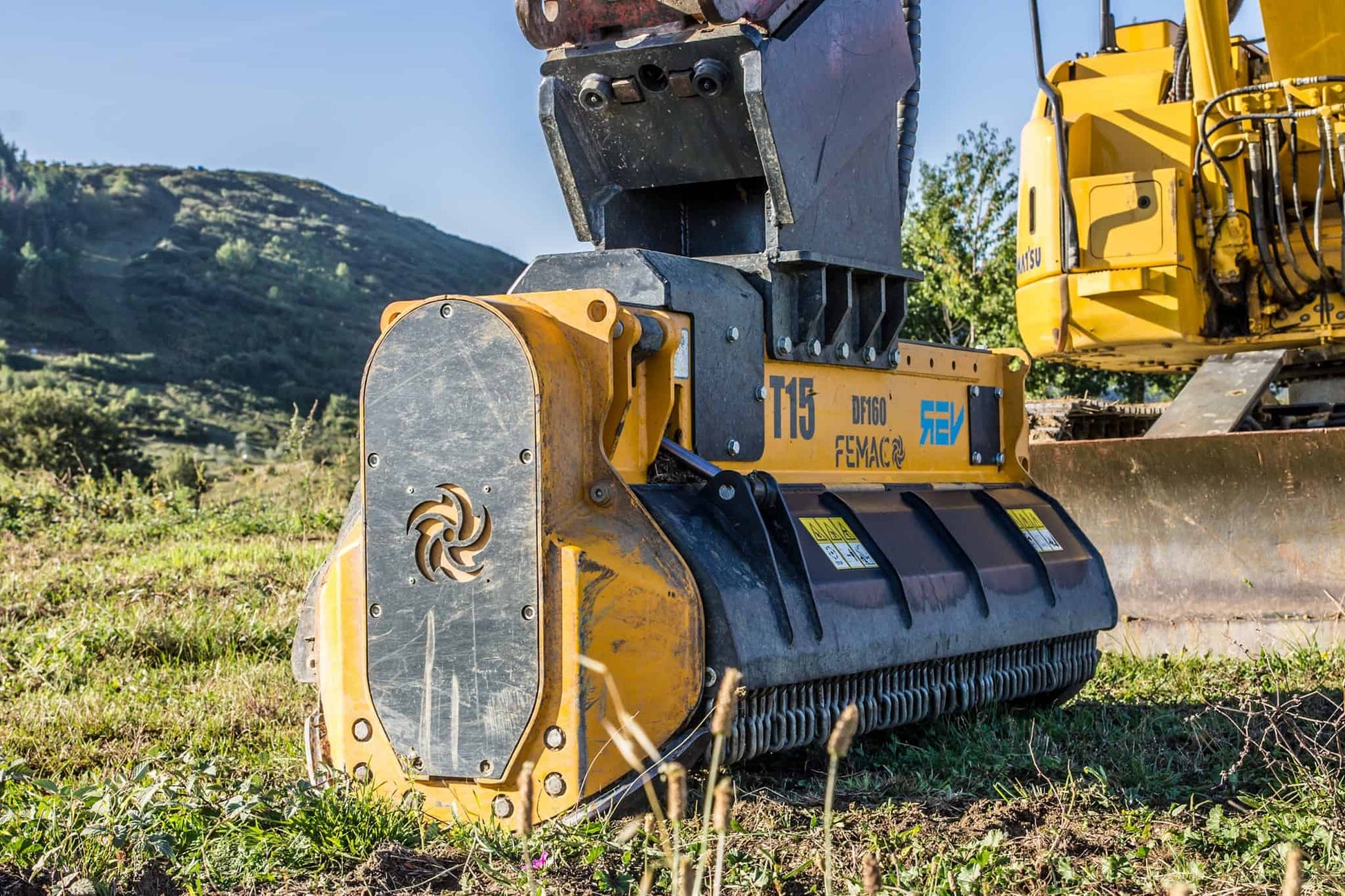 FEMAC T15 Series Mulchers for excavator 10-25T