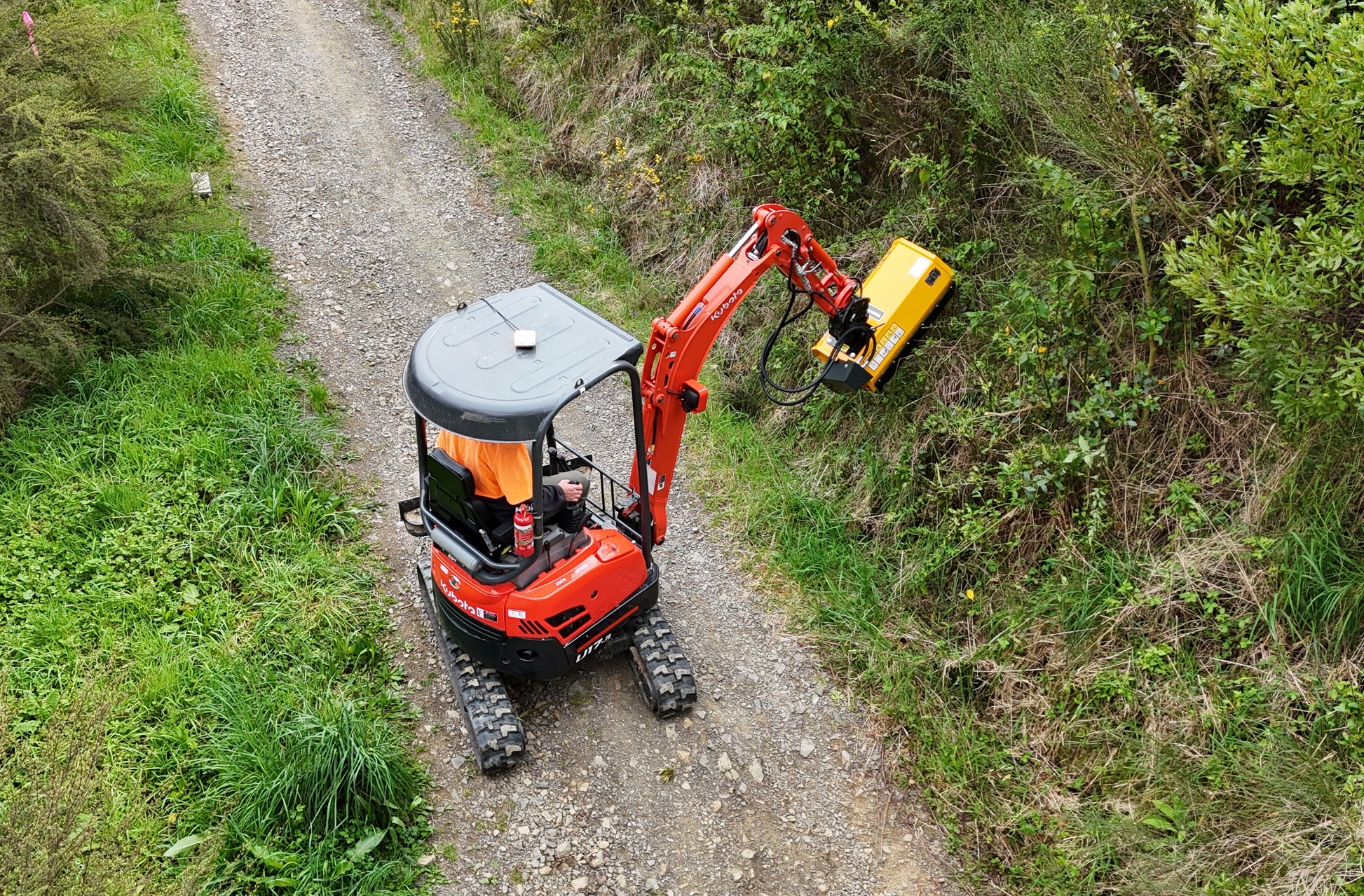 FEMAC T1 REV Reversible Flail Mulchers for Mini Excavators