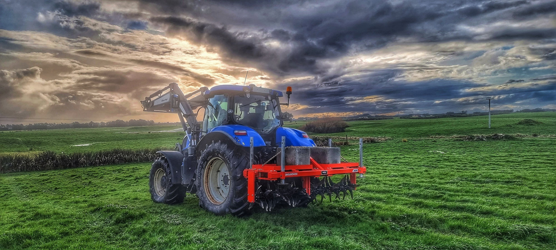 Ground-Hog HQ300-AG - 3m Heavy Duty Aerator