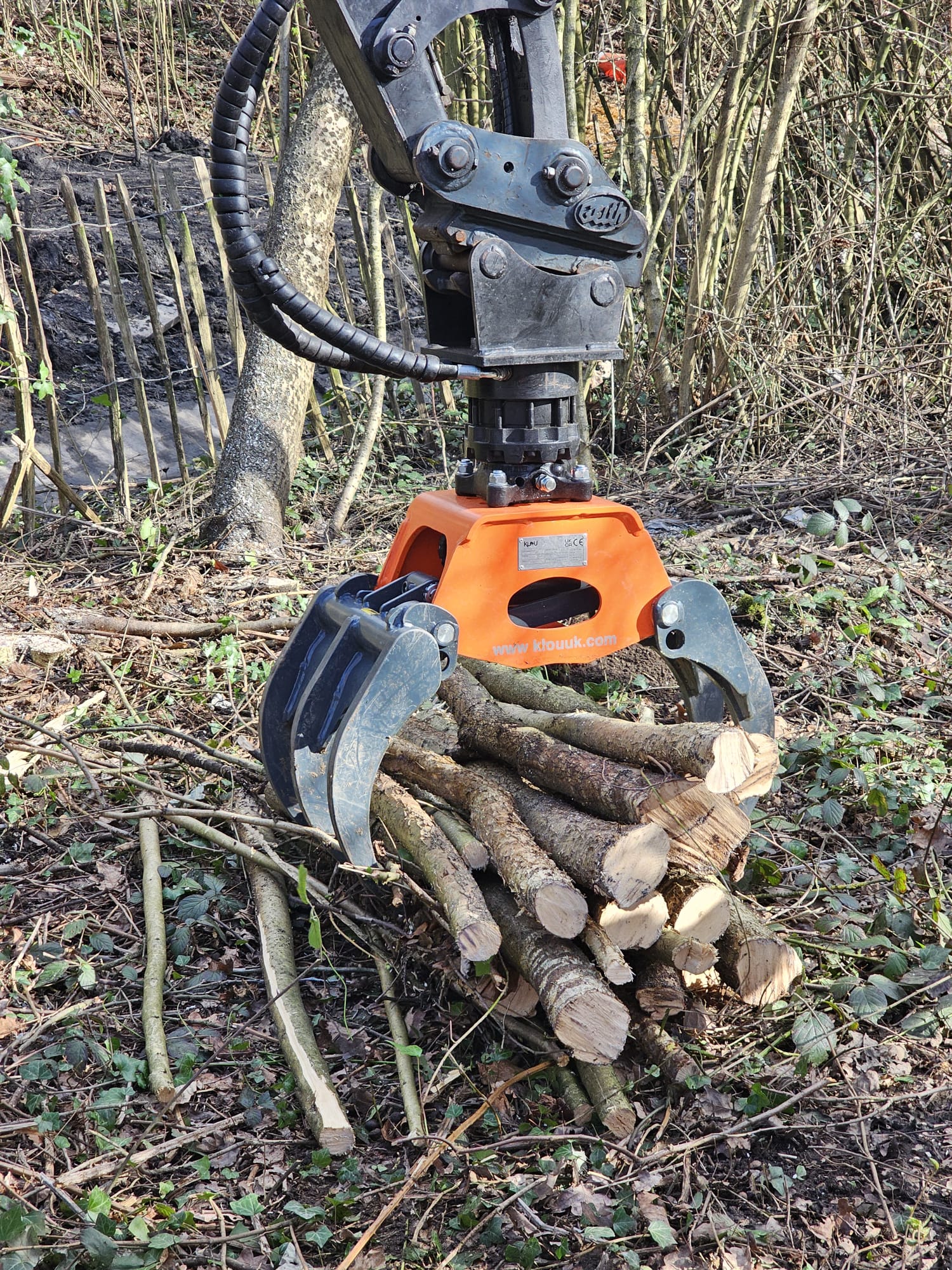 Klou KXG10 Excavator Fixed Rotating MultiGrab