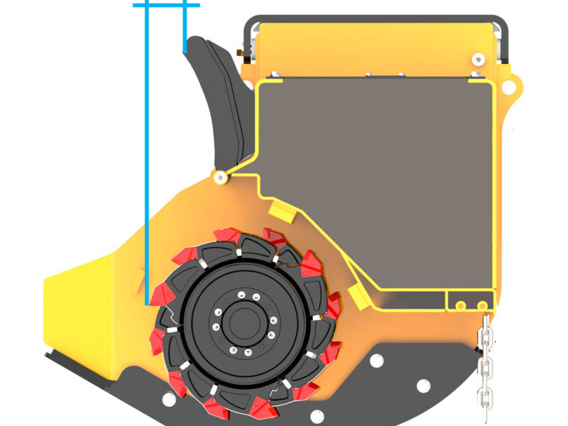 FEMAC S10 Series Skid Steer Fixed Tooth Mulchers