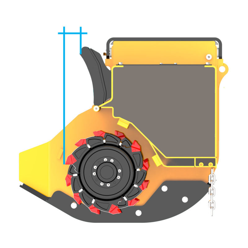 FEMAC S10 Series Skid Steer Fixed Tooth Mulchers