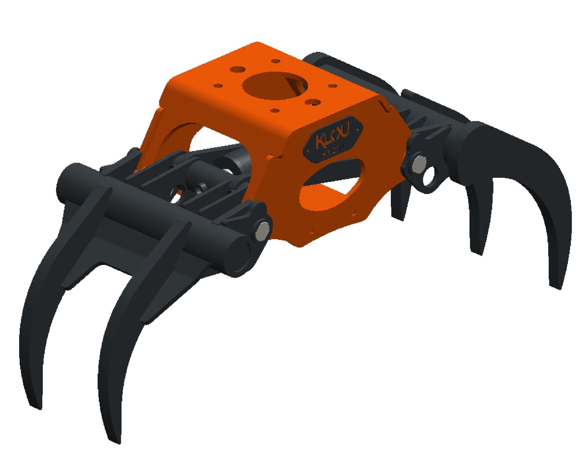 Klou KXG10 Excavator Fixed Rotating MultiGrab