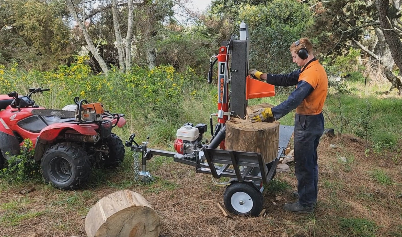 Liberator 25T Vertical Log Splitter with Lifter UNASSEMBLED
