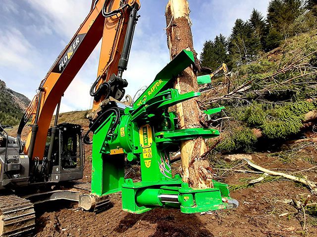 TreviBenne Wood Raptor Tree Shears - 400-550mm - 12-30T excavators