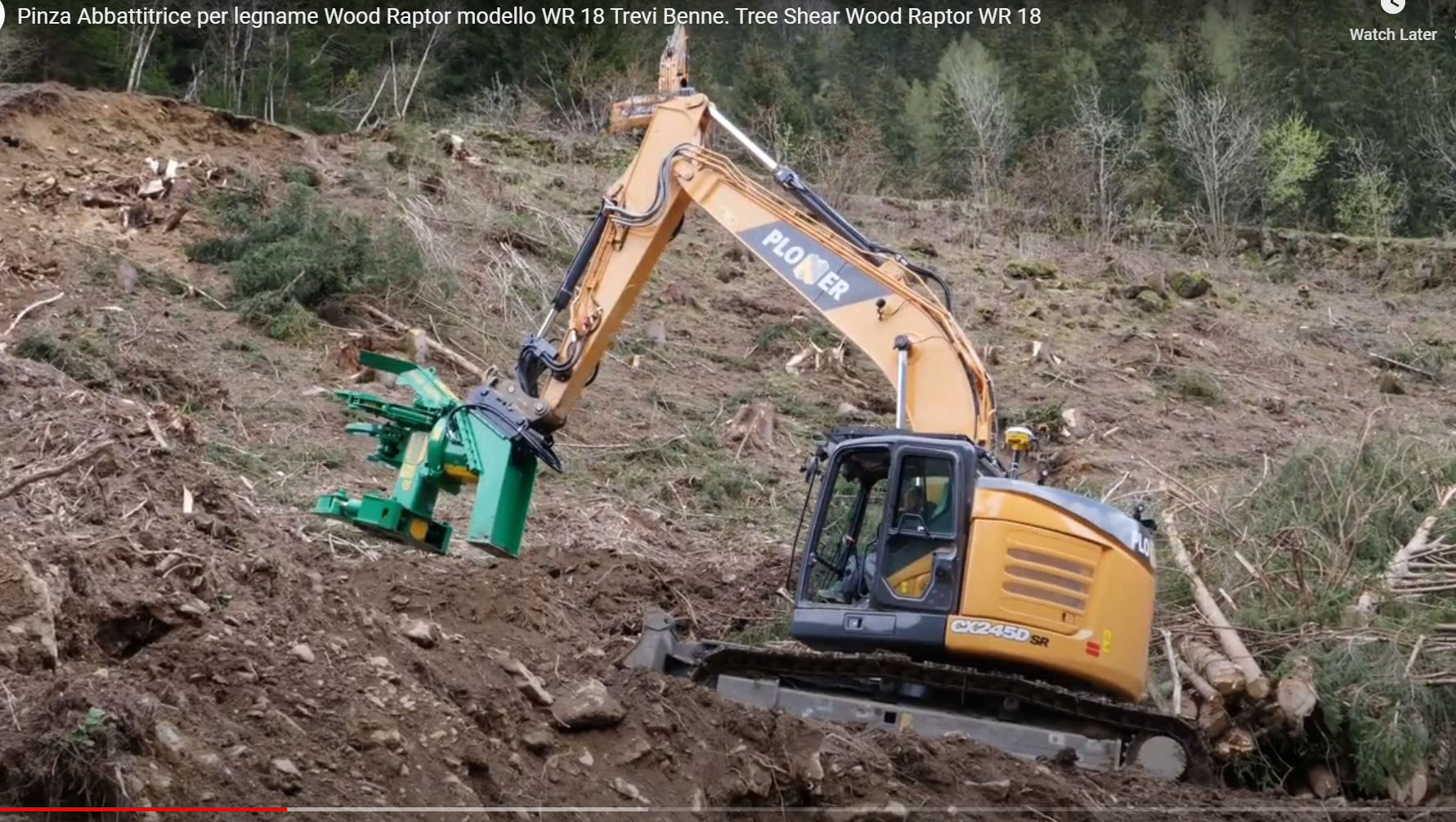 TreviBenne Wood Raptor Tree Shears - 400-550mm - 12-30T excavators