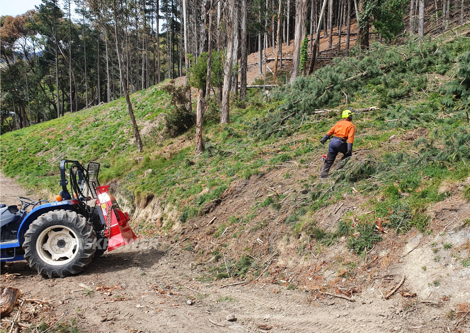 Wallenstein FX85 Skidding Winch