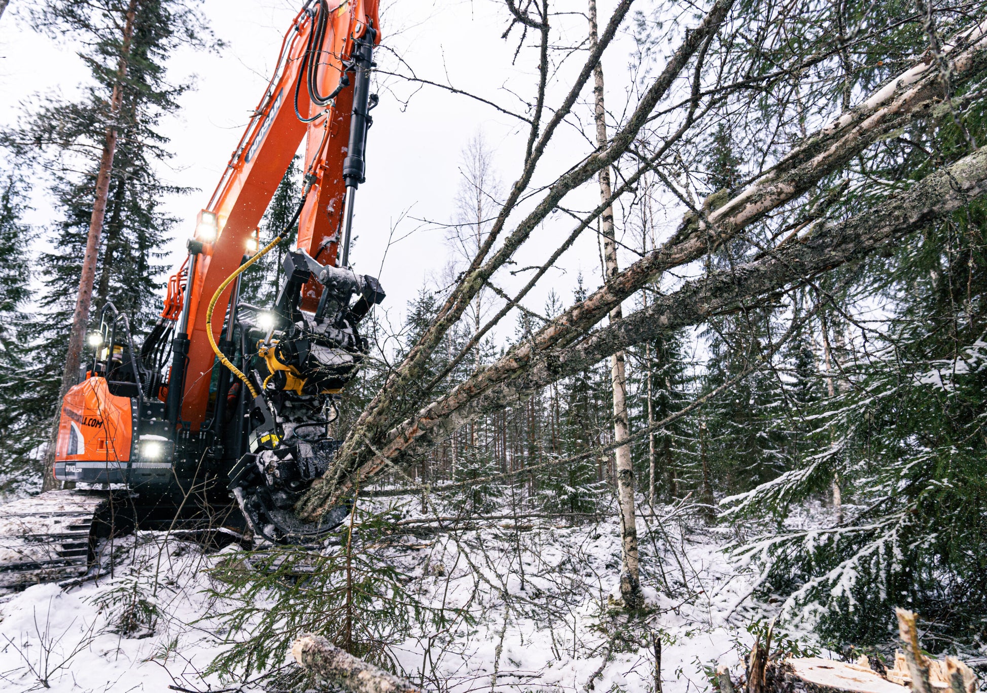 JAK300-R 300mm Rotating Tree Shear